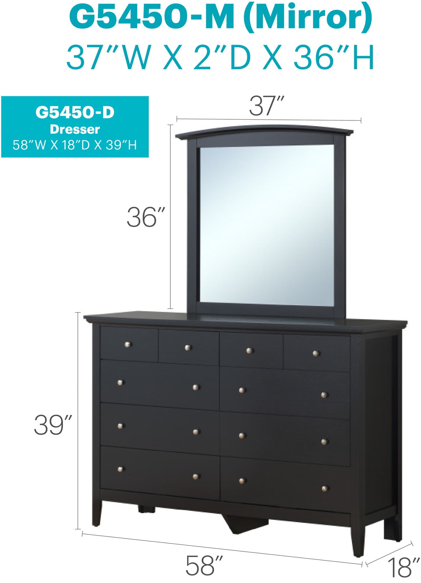 Glory Furniture - Hammond - Dresser