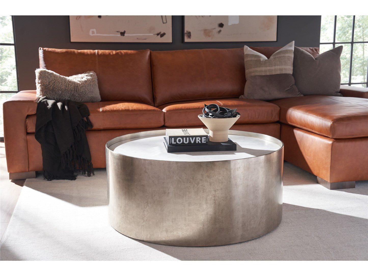 New Modern - Aspen Cocktail Table - Pearl Silver