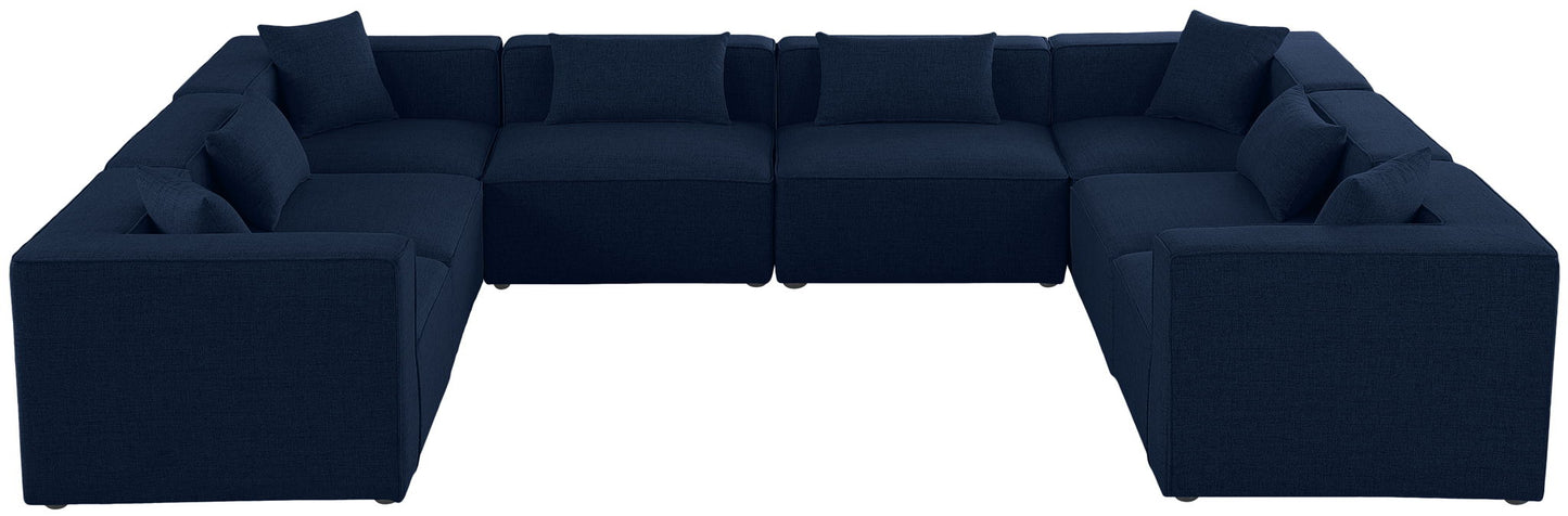 Cube - Linen 8 Piece Modular Sectional