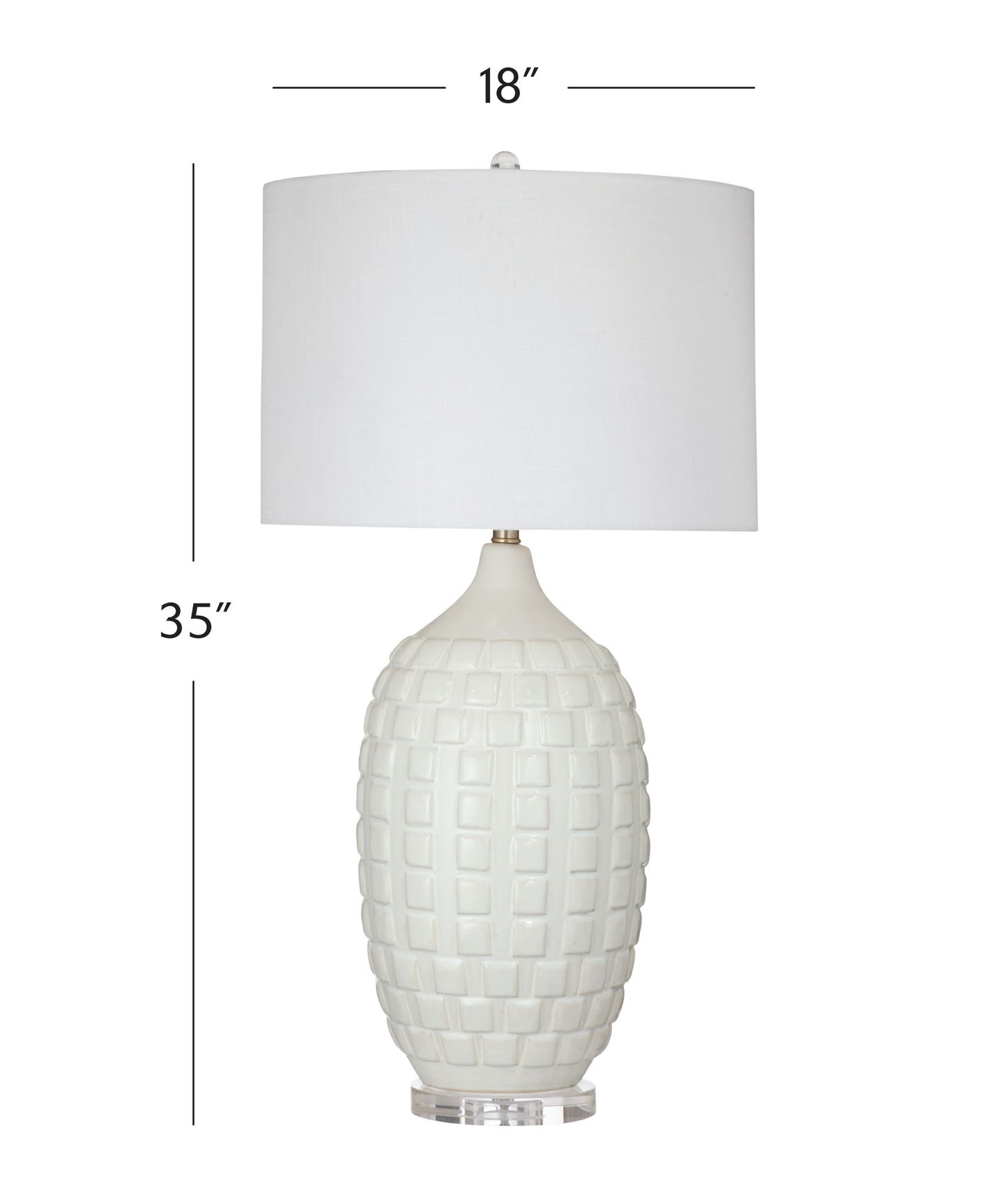 Sesser - Table Lamp - White