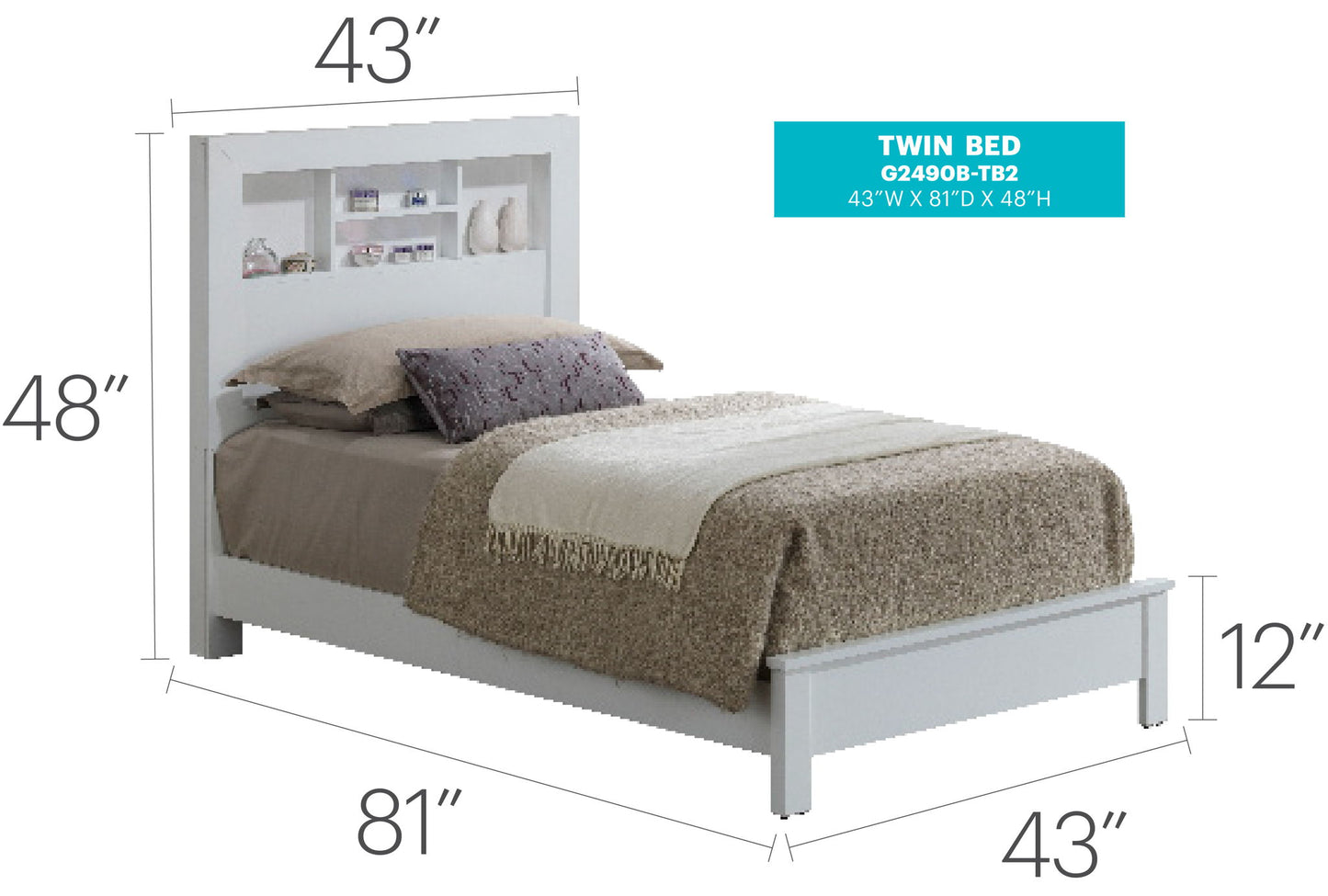 Glory Furniture - Burlington - Bed