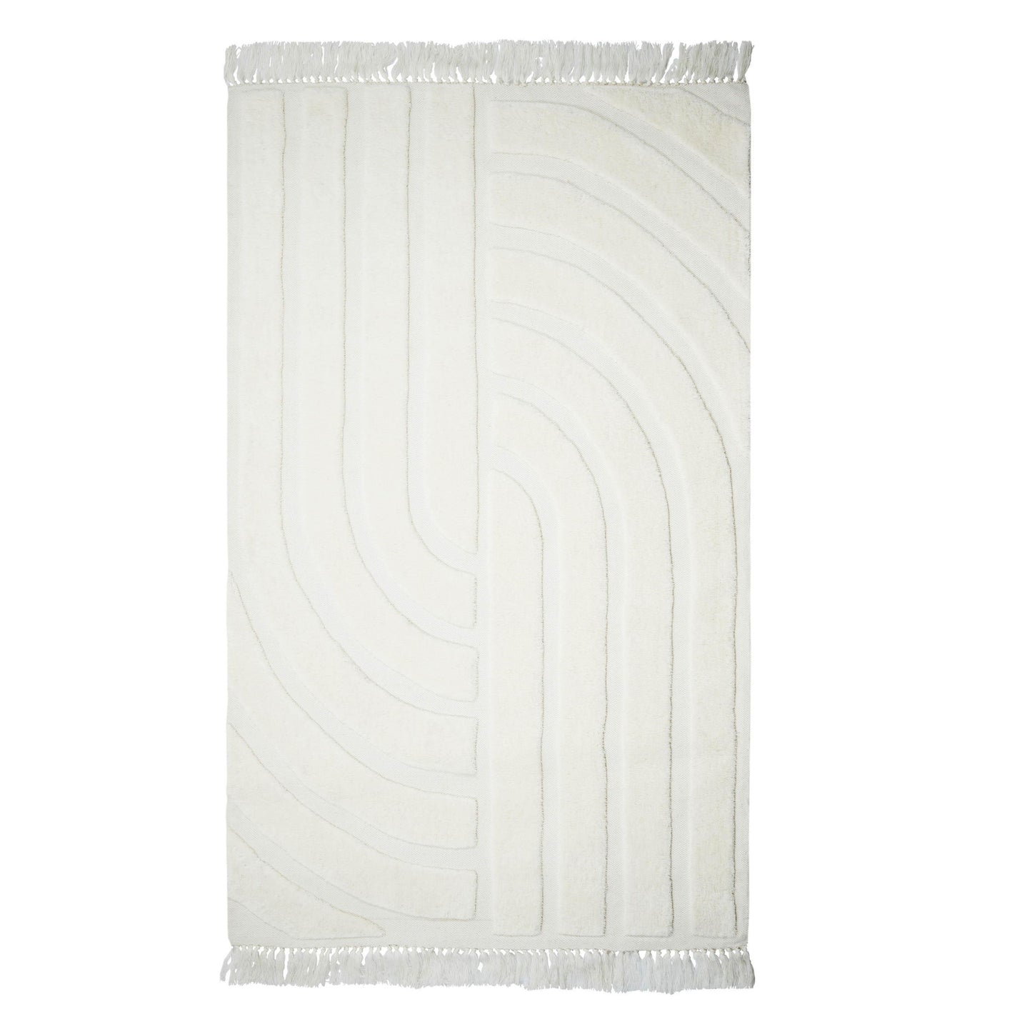 Loop - 5' x 8' Area Rug - White