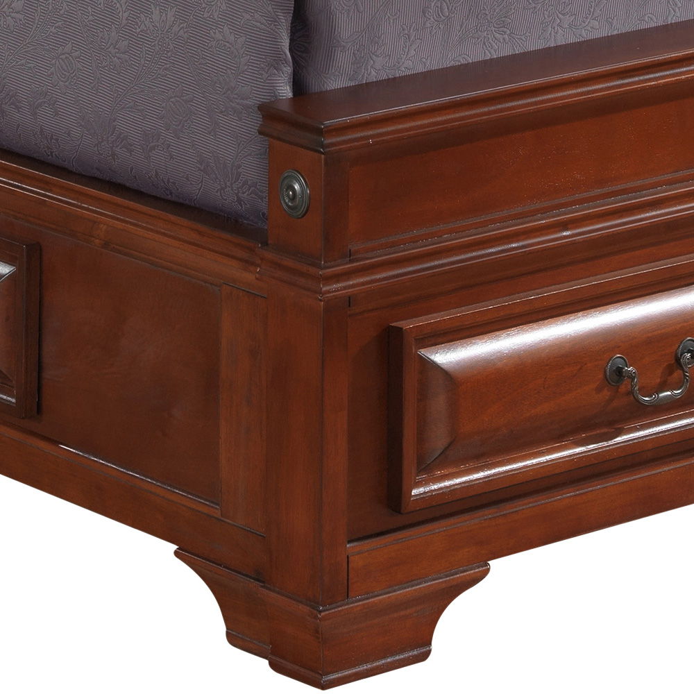 Glory Furniture - LaVita - Faux Leather Upholstered Storage Bed