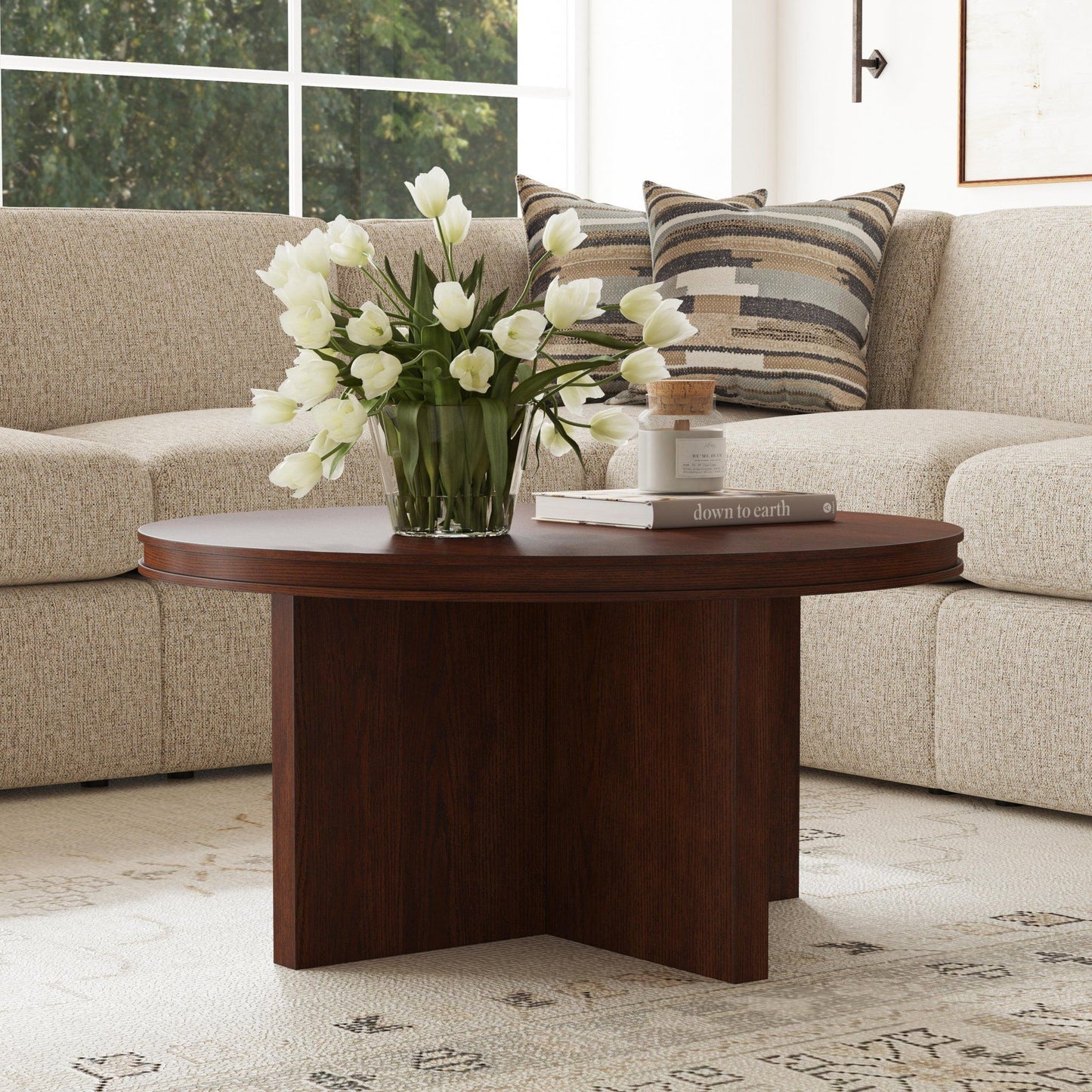 Waterfall - Round Coffee Table