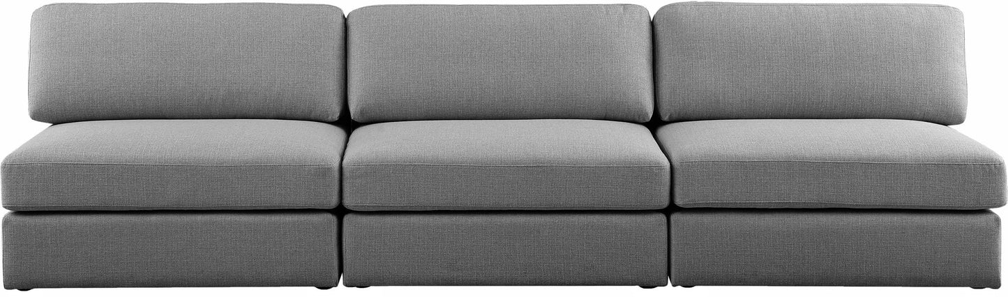 Beckham - Modular 3 Seat Armless Sofa