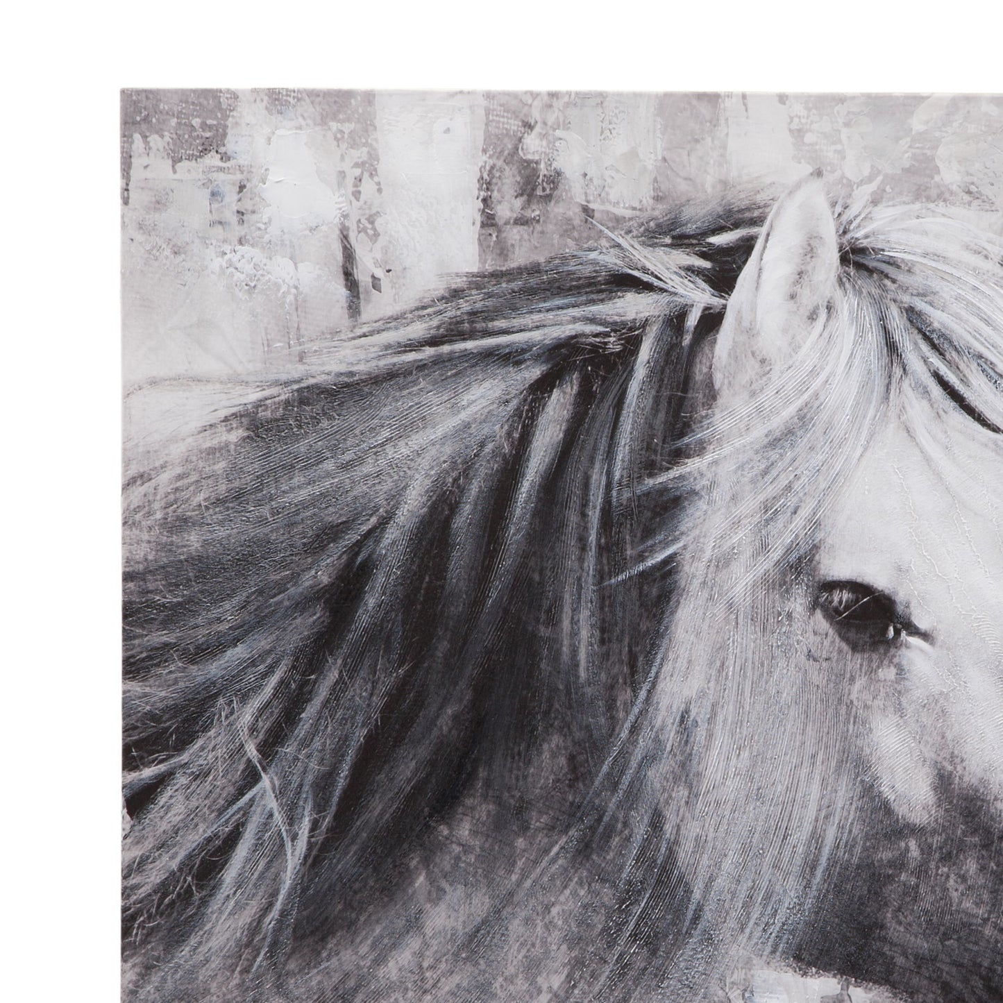 Meg Canvas Art - Dark Gray