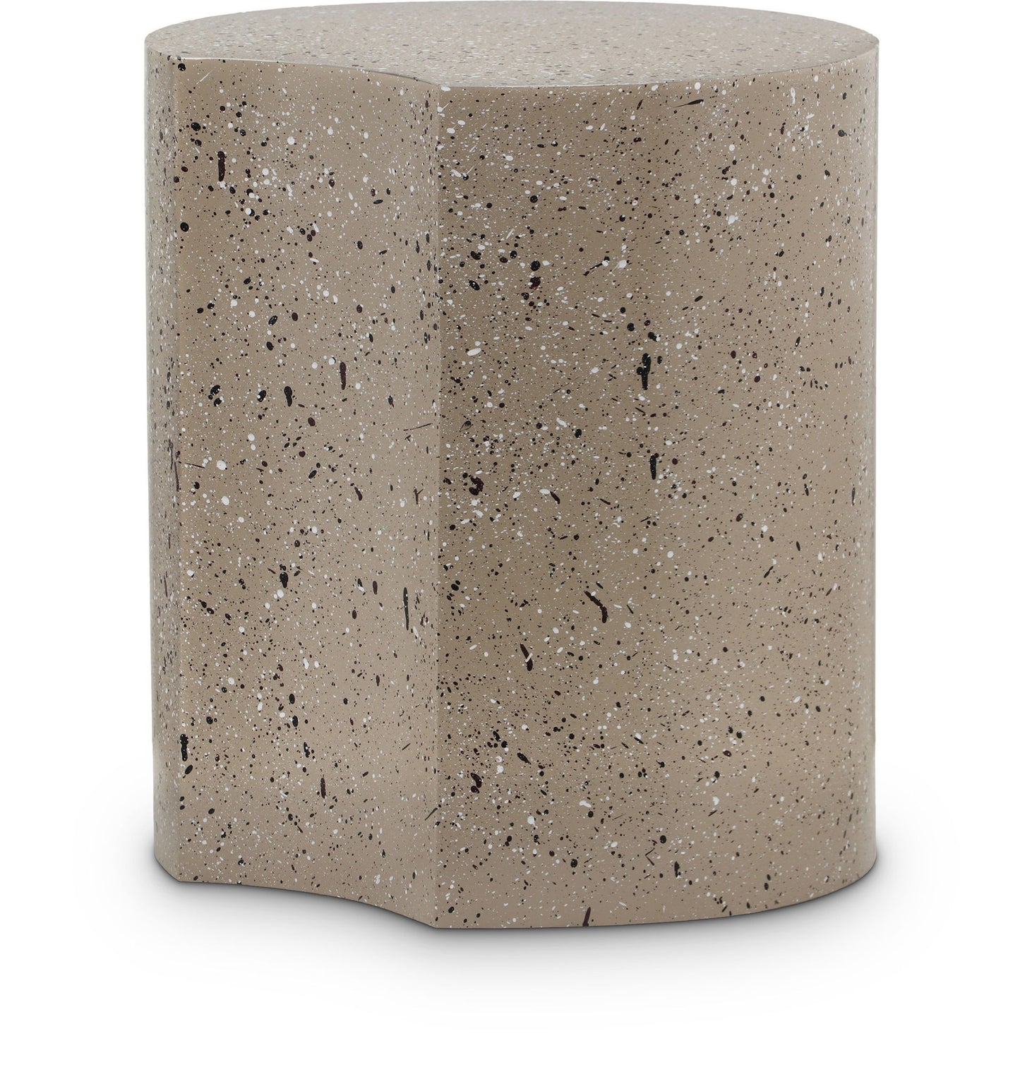 Dimple - End Table - Terazzo Finish