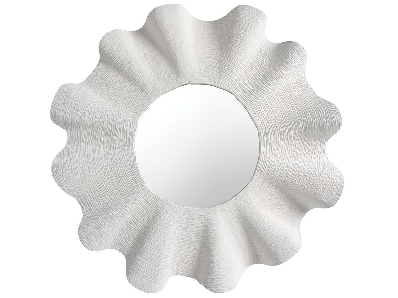 Weekender Coastal Living Home / Scallop - Mirror - White