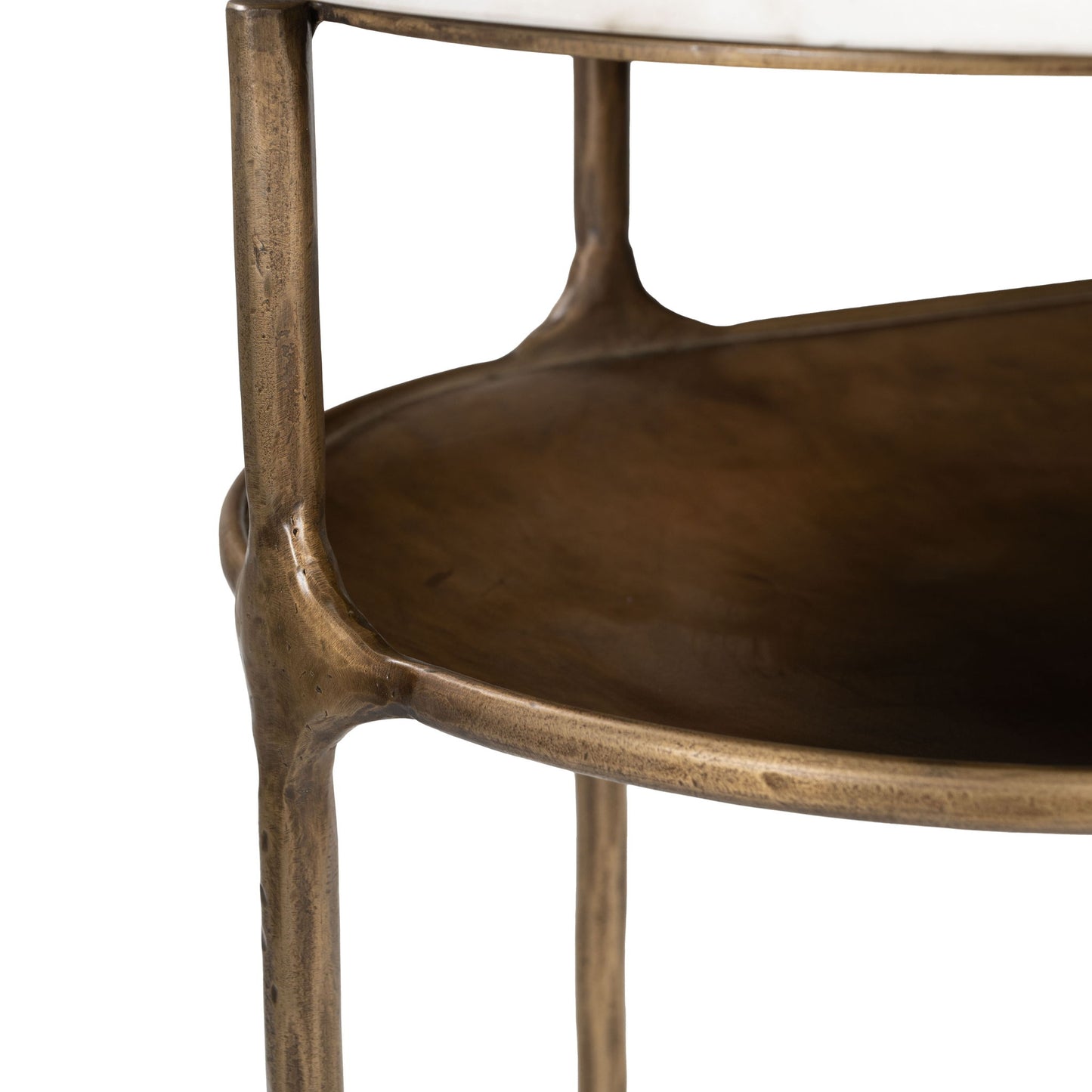 Bild - Console Table - White & Brass