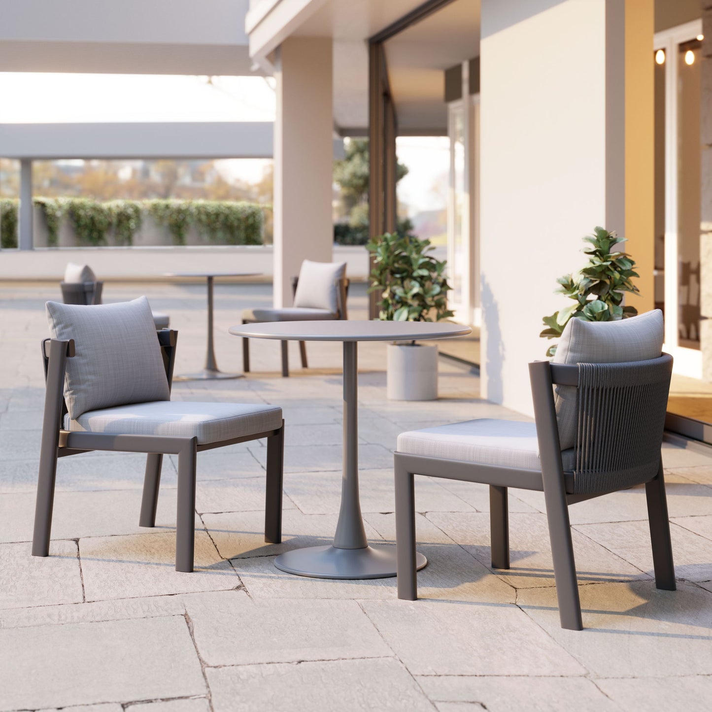 Horizon - Dining Chair (Set of 2) - Gray