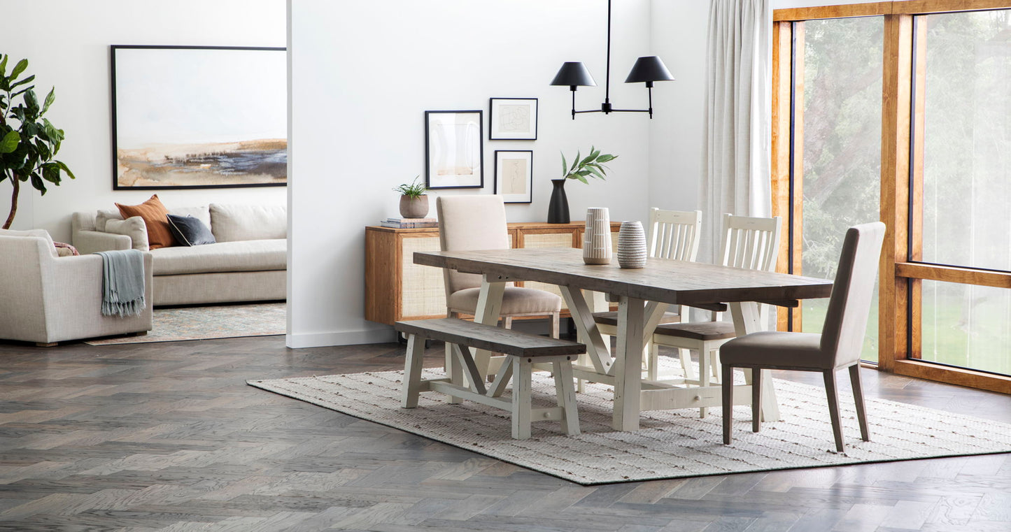 Chester - Dining Chair - Distressed White