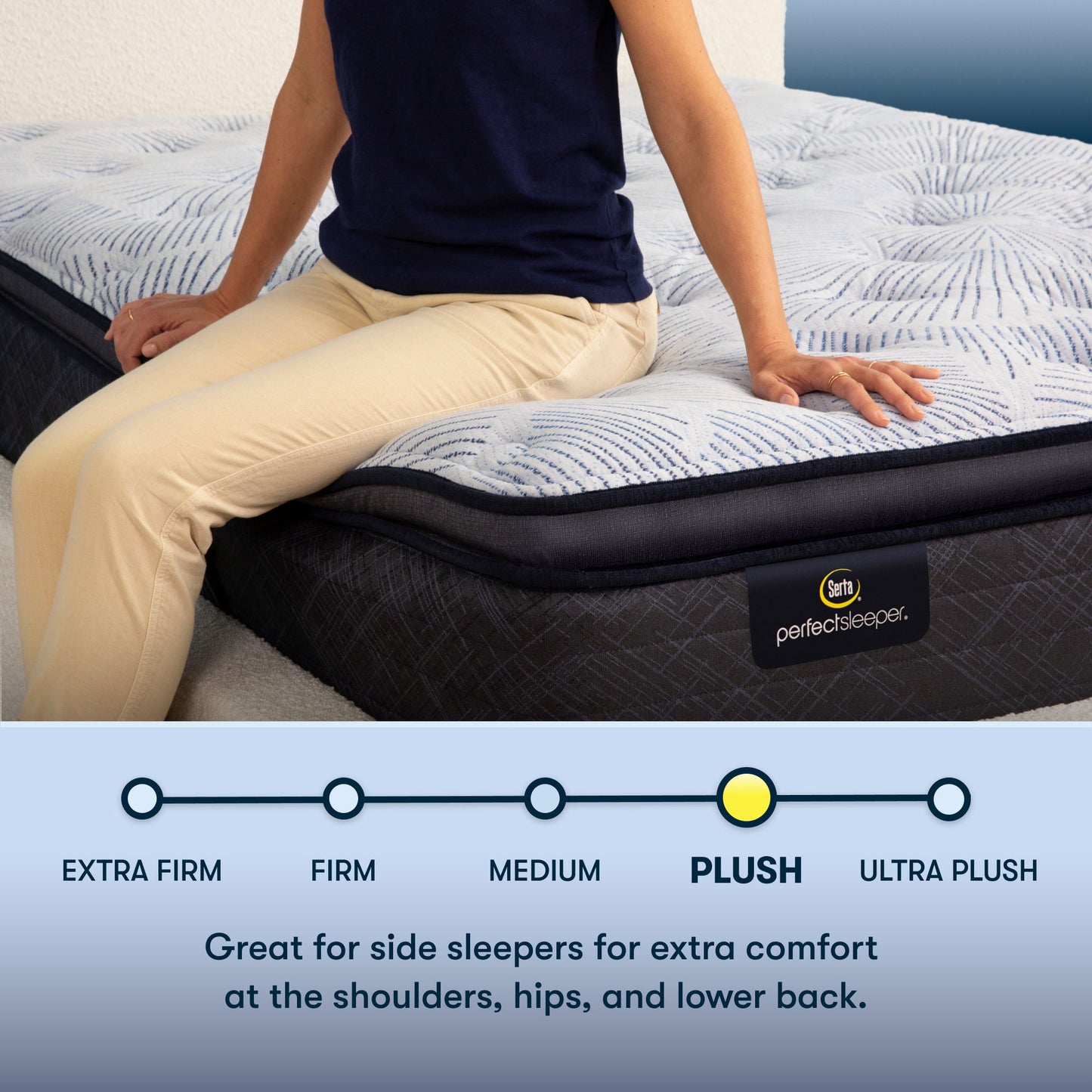 Perfect Sleeper - 14.5" Ballground Nights Plush Pillow Top Mattress