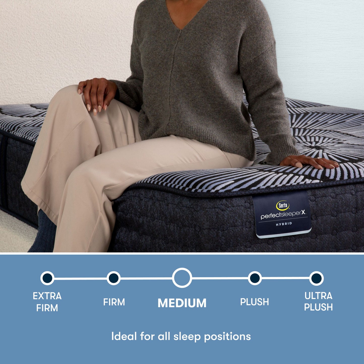 Perfect Sleeper Hybrid - 13" X Kendall Medium Mattress