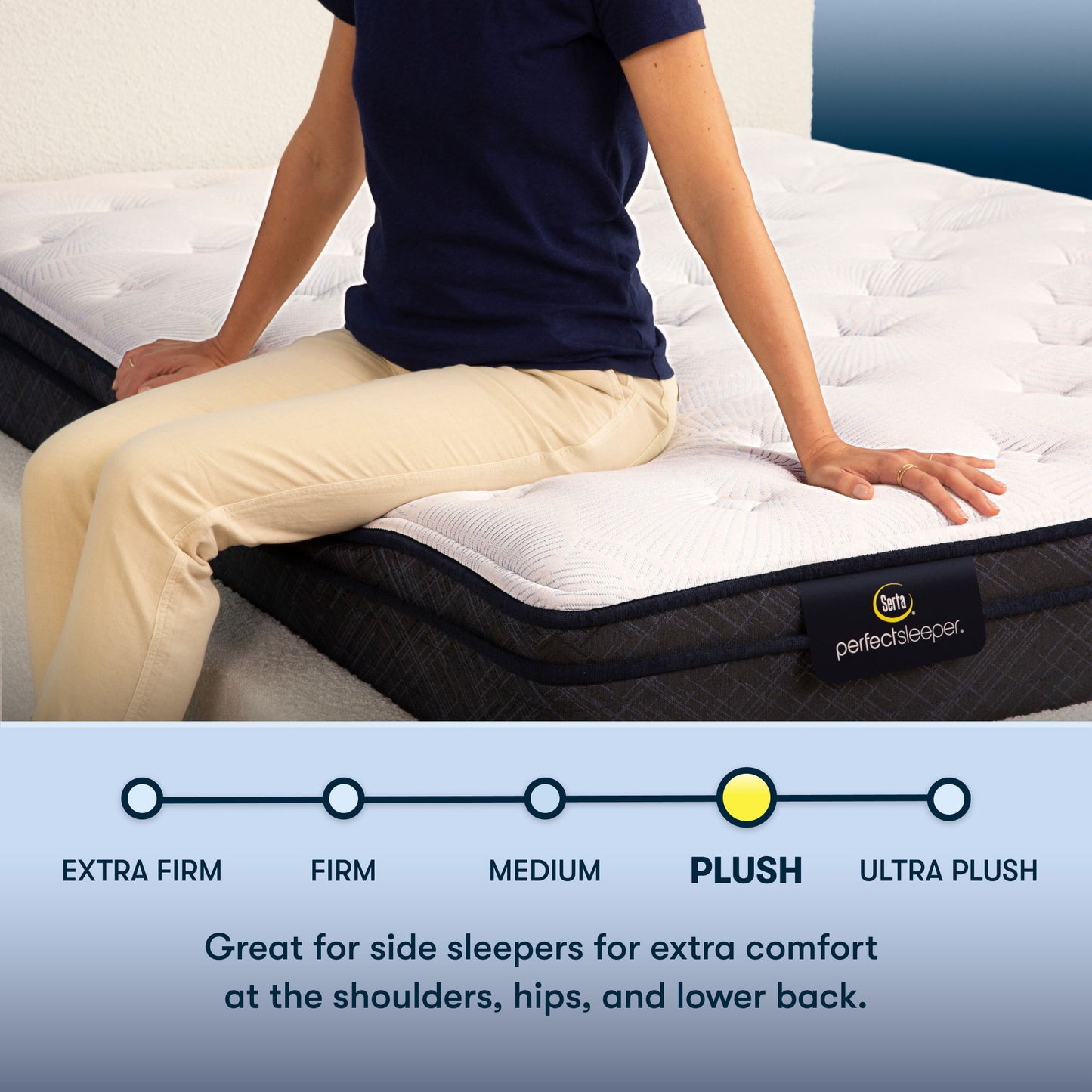 Perfect Sleeper - 11" Adoring Night Plush Euro Top Mattress