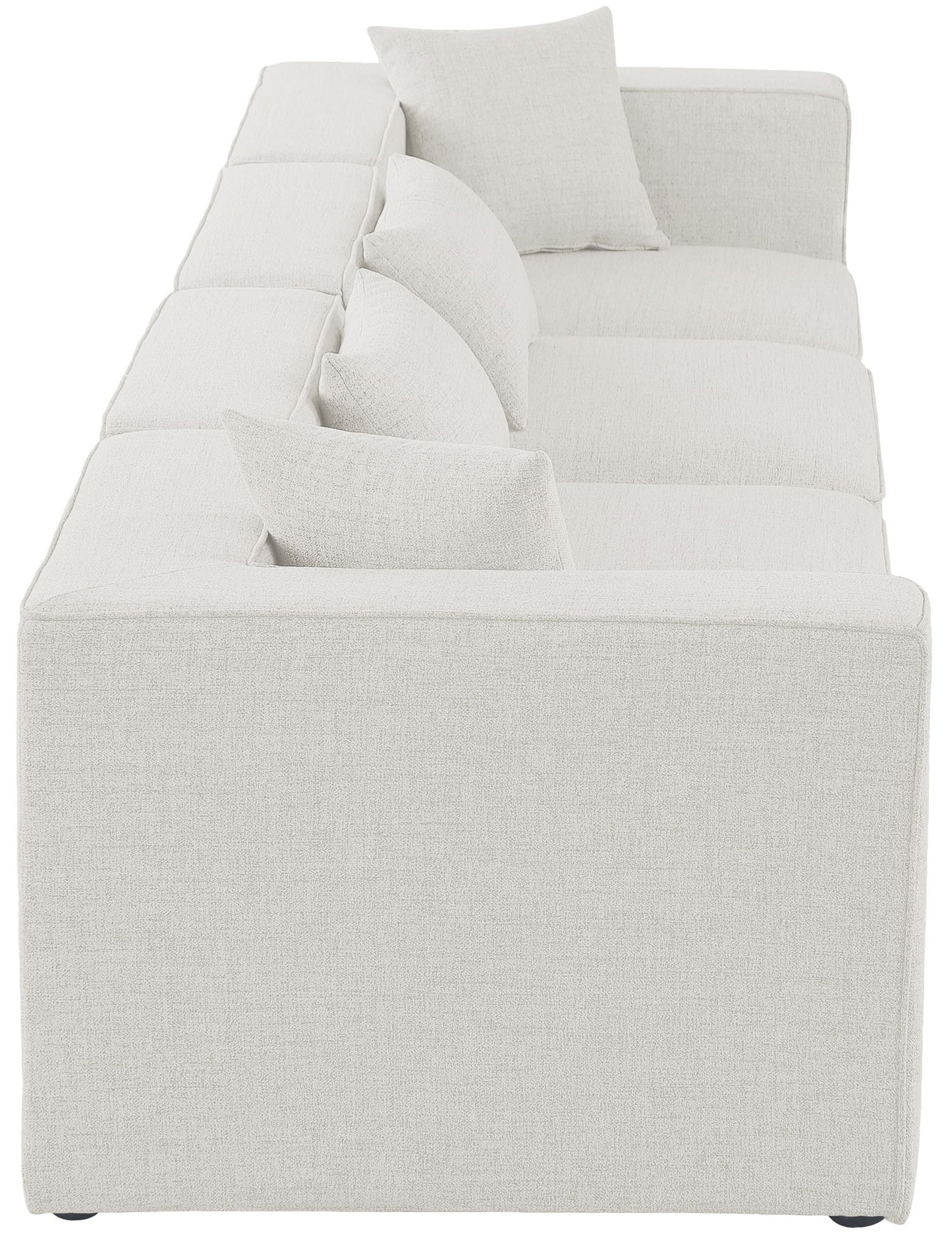 Cube - Linen Modular 4 Seat Sofa
