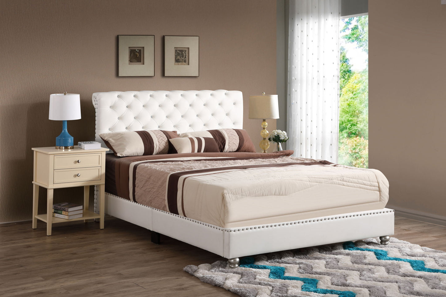 Glory Furniture - Maxx - Tufted Upholstered Bed