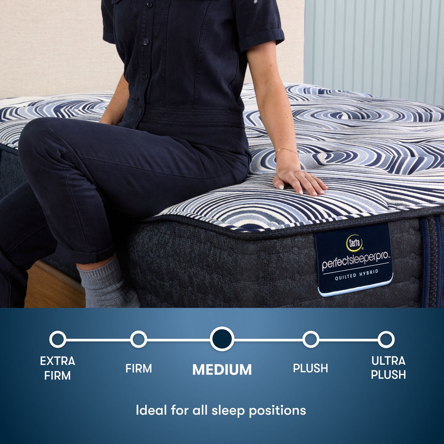 Perfect Sleeper Pro Hybrid - 14" Dublin Latex Medium Mattress