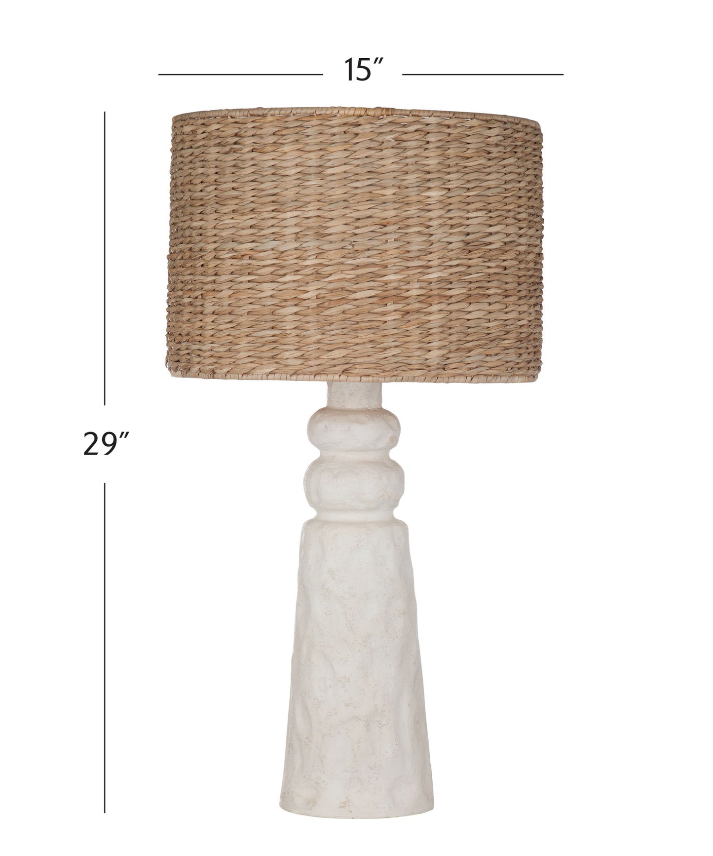 Laramie - Table Lamp - Matte Off White