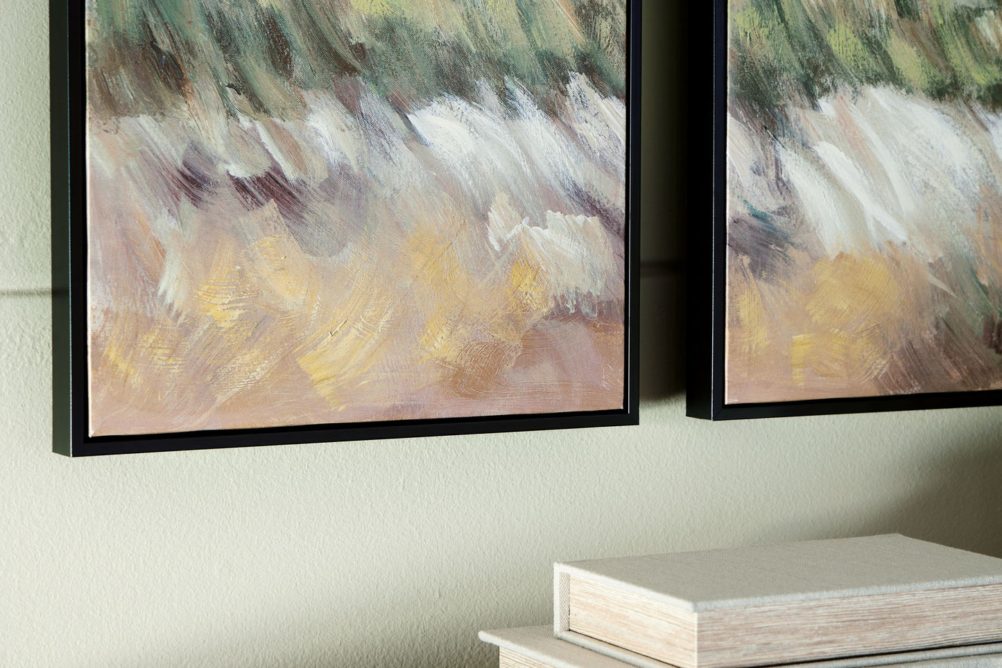 Dansot - Wall Art Set (Set of 2) - Green / Brown