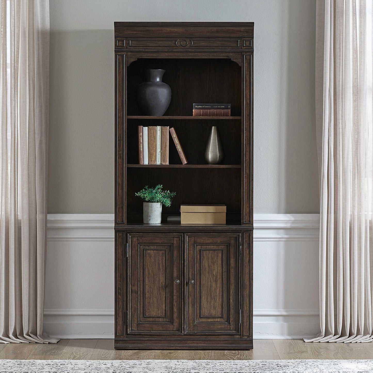 Provence Park - Bunching Bookcase - Brown