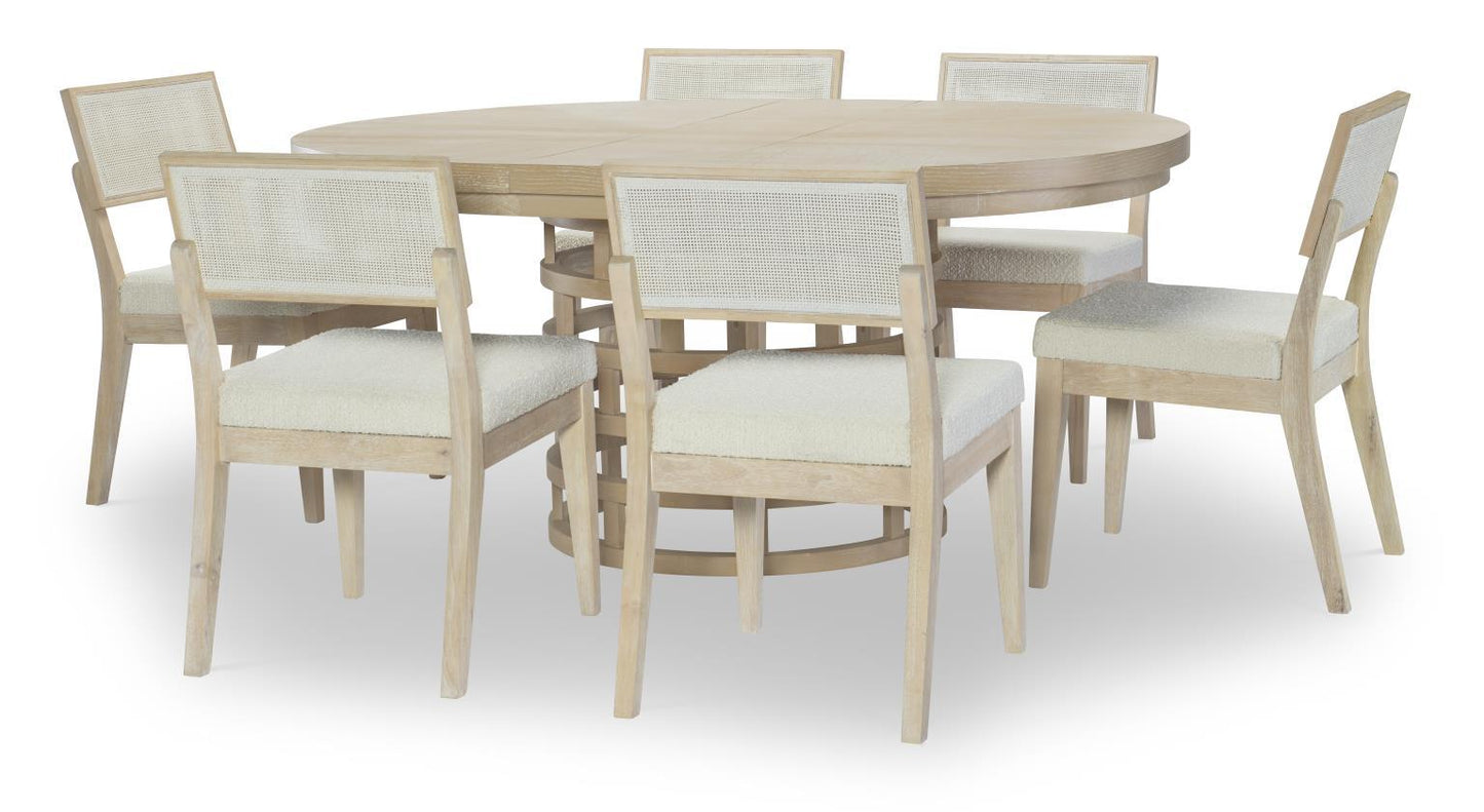 Biscayne - Round Table - Malabar With Alabaster Fronts