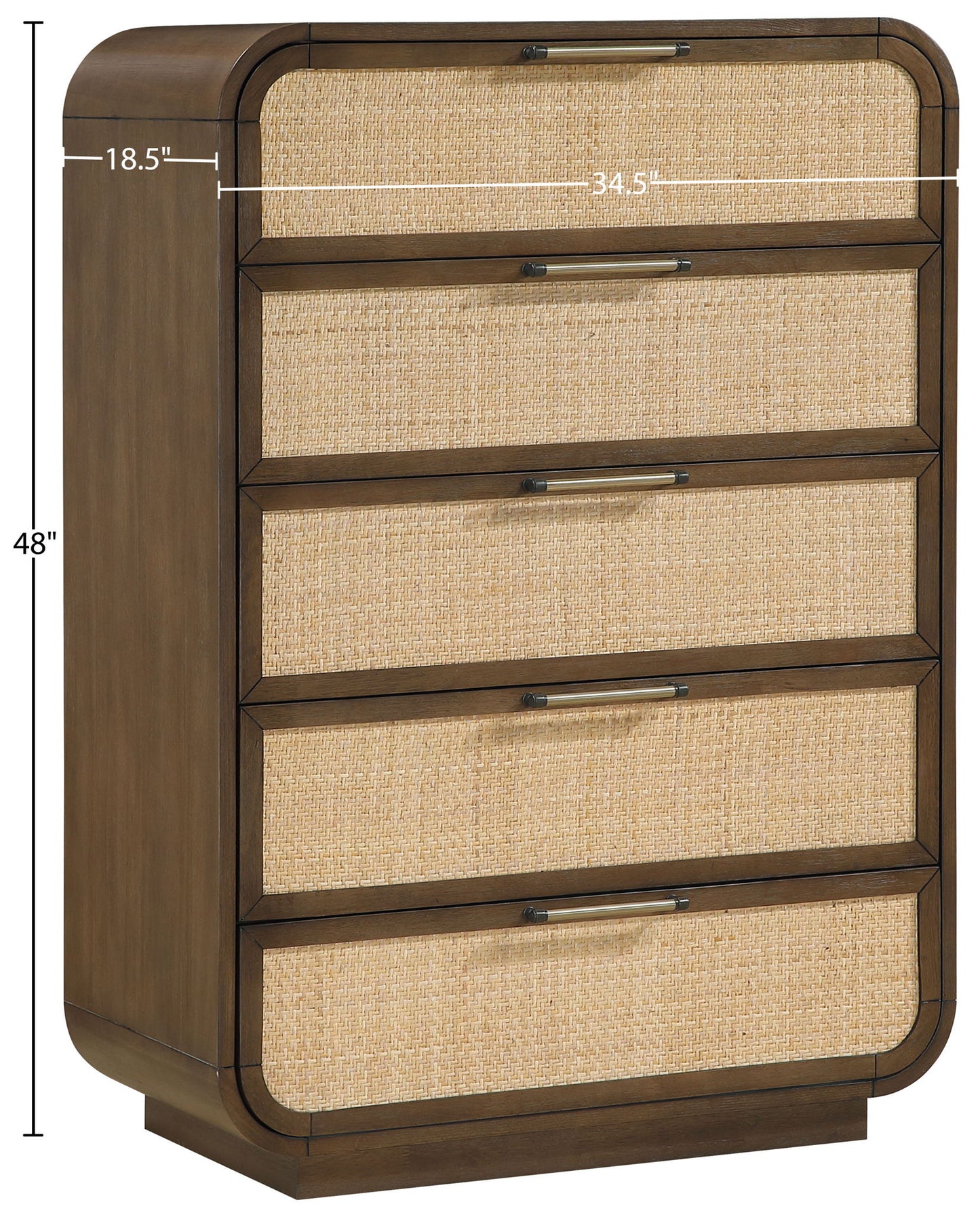 Windsor - Solid Wood Chest - Brown