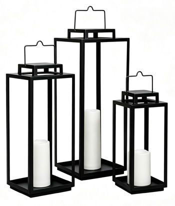 Gilmerland - Indoor/Outdoor Lantern Set (Set of 3)