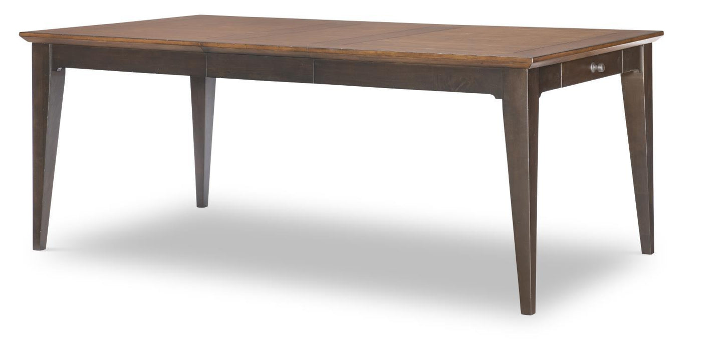 Fenmore - Leg Dining Table - Mocha And Distressed Cherry