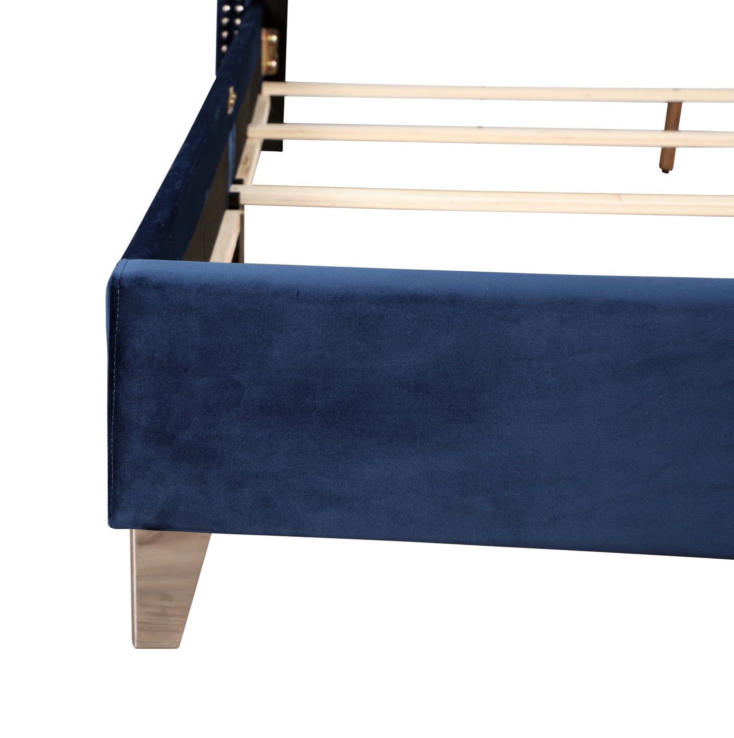 Glory Furniture - Julie - Faux Crystals Tufted Upholstered Bed