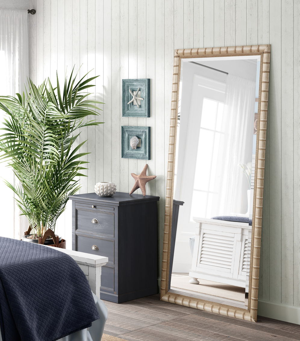 Charlston - Floor Mirror - Beige