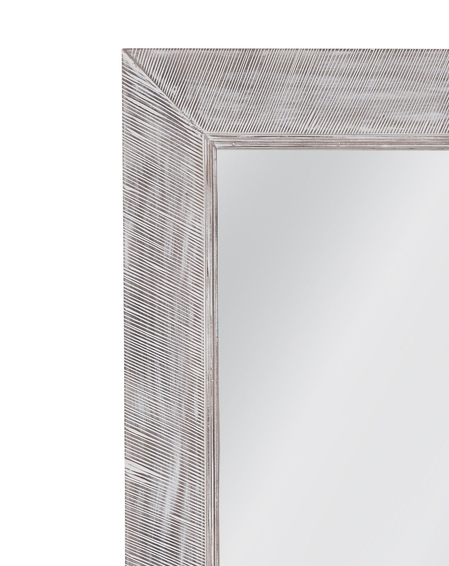 Baker - Floor Mirror - White Wash