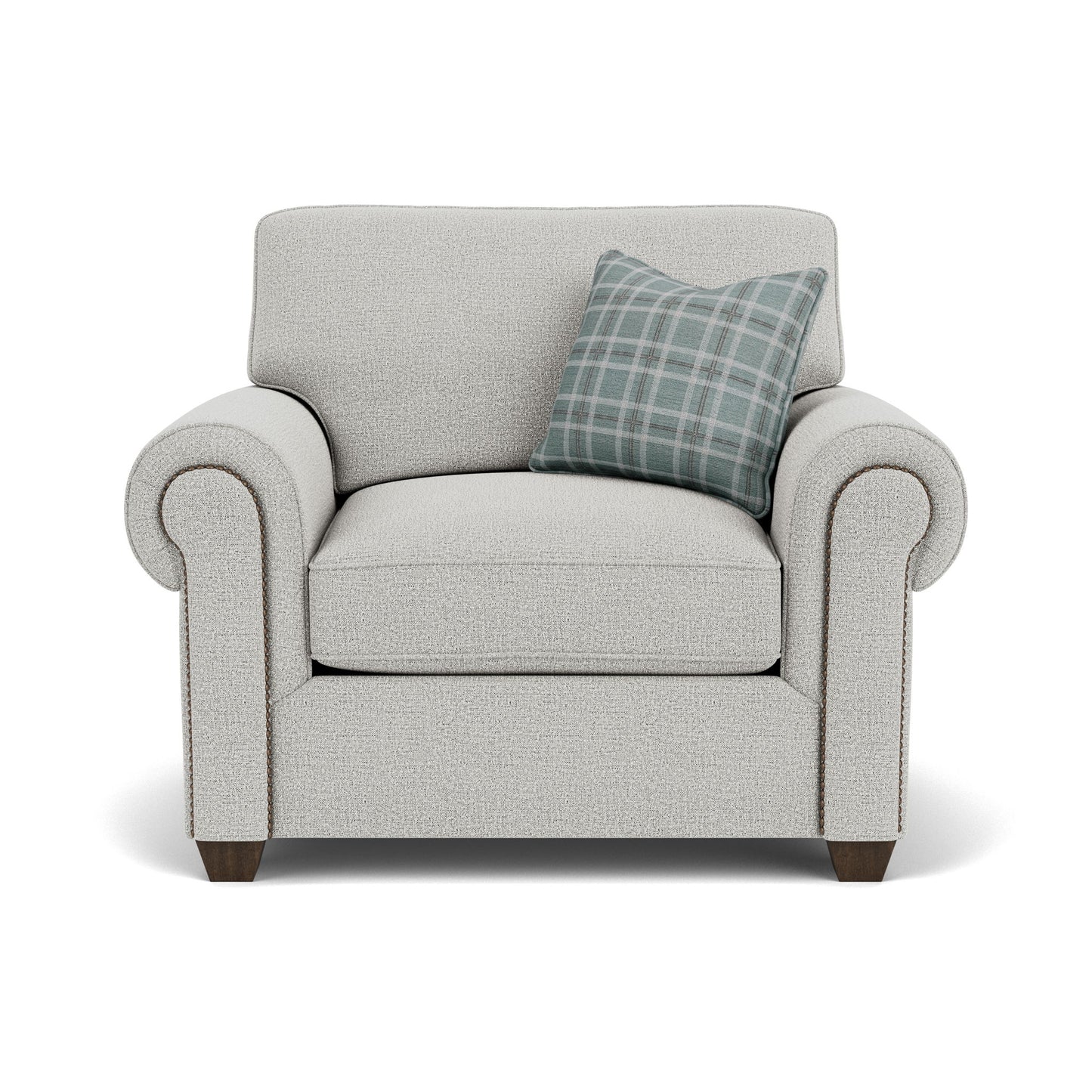 Carson - Fabric Chair, Nailhead Trim