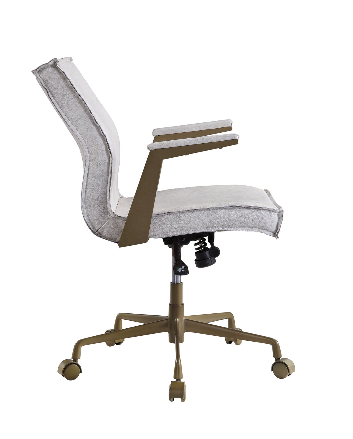 Attica - Office Chair - Vintage White Top Grain Leather
