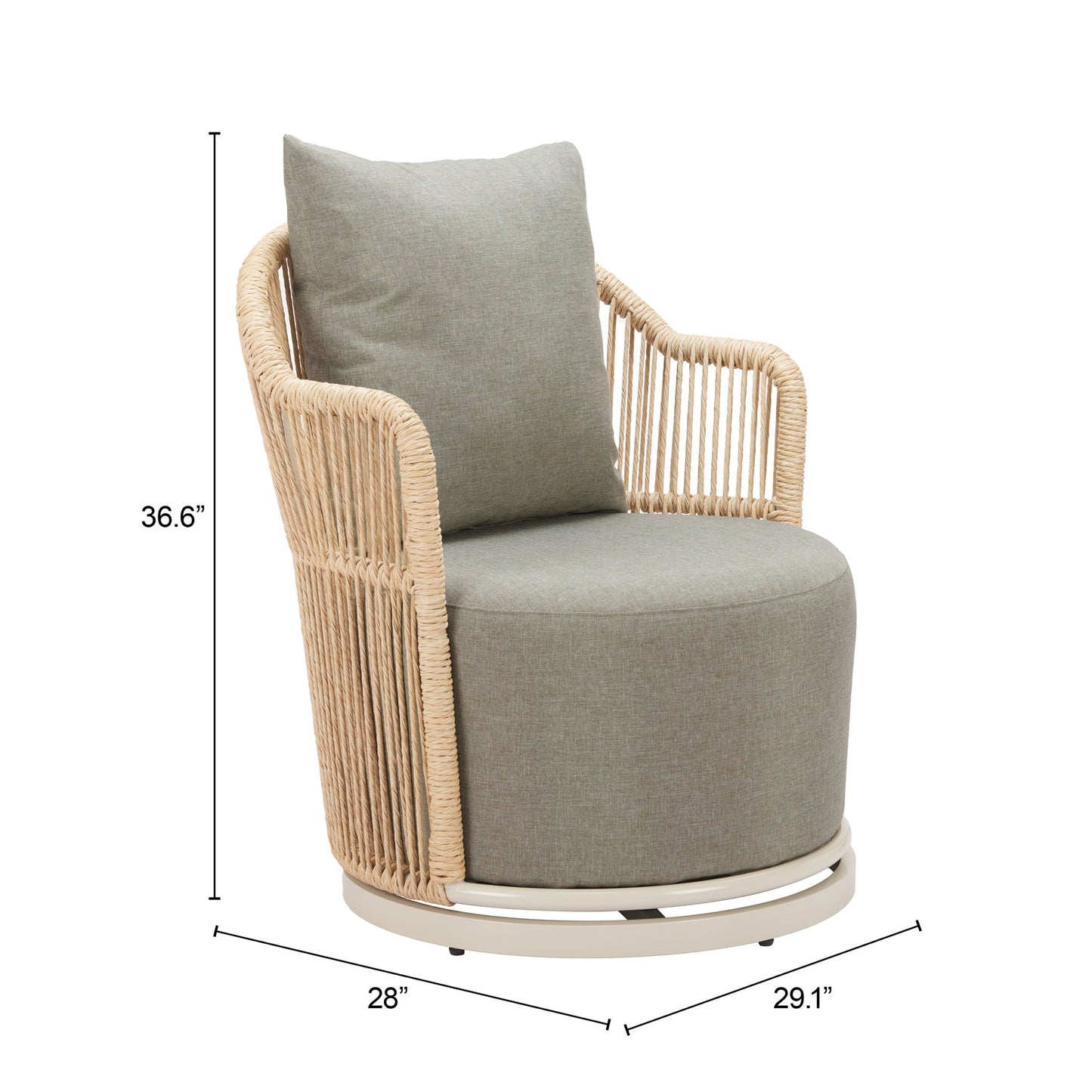 Lanai - Swivel Chair - Multicolor