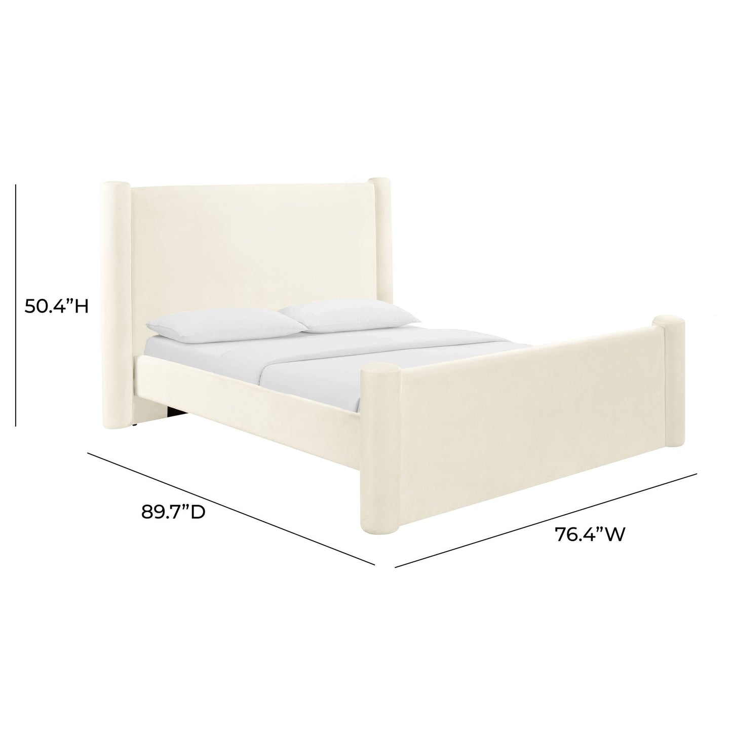 Athara - Velvet Bed