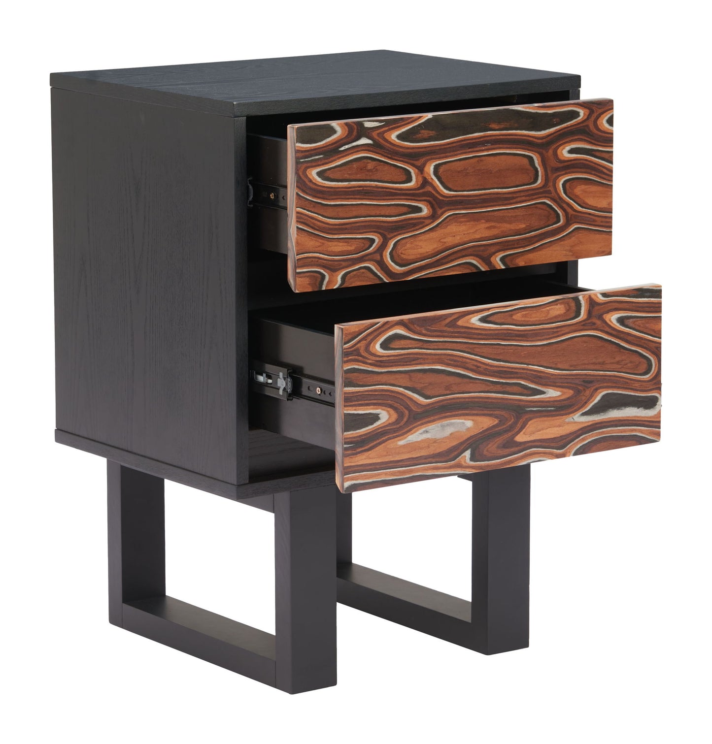 Aremi - Nightstand - Brown / Black