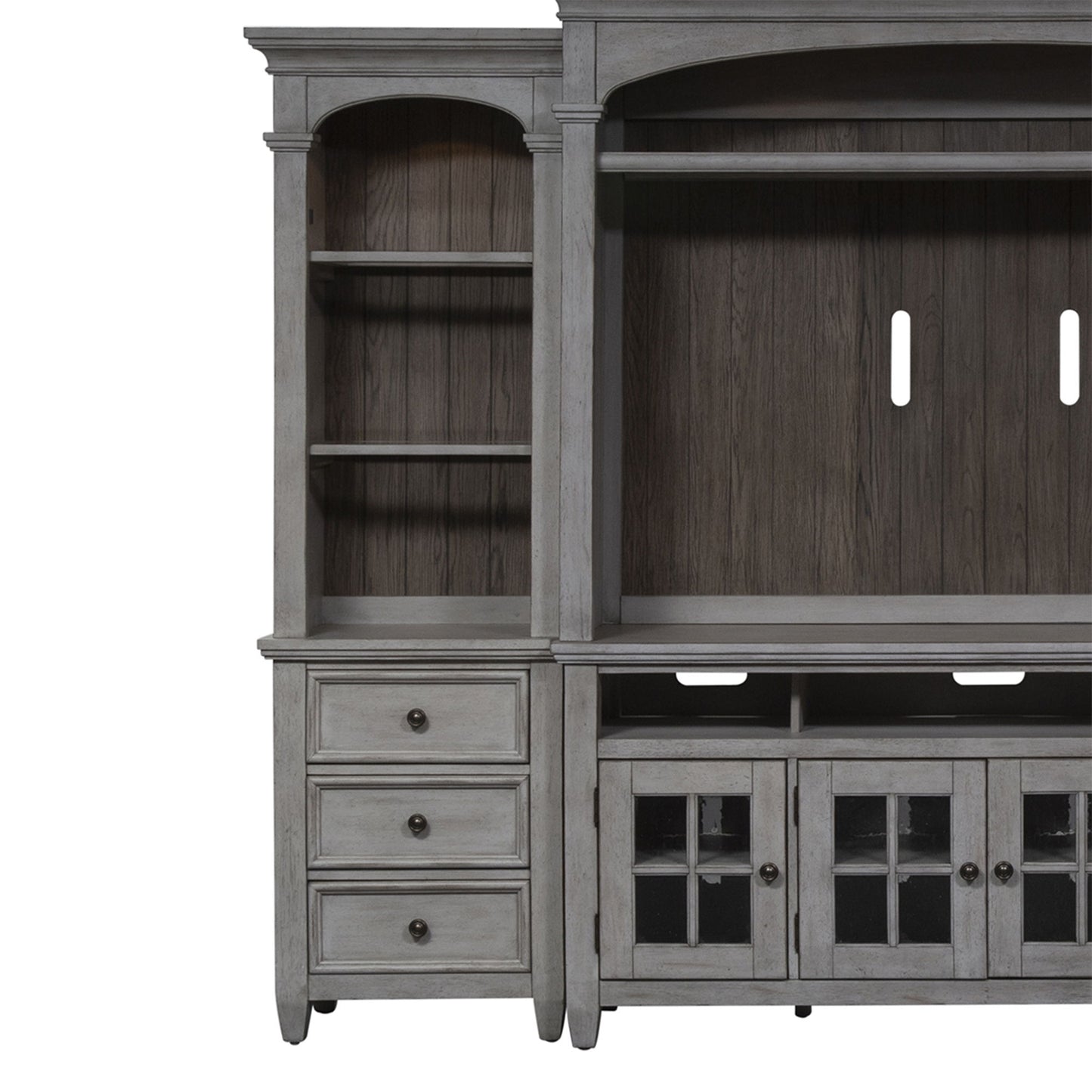 Heartland - Left Pier - Antique White / Tobacco Tops