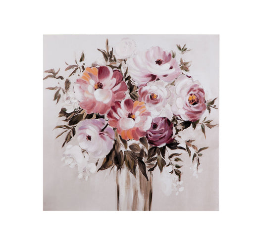 A Gift Canvas Art - Beige / Pink