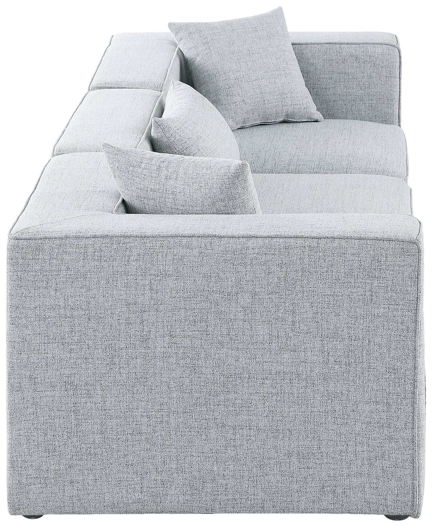 Cube - Linen Modular 3 Seat Sofa