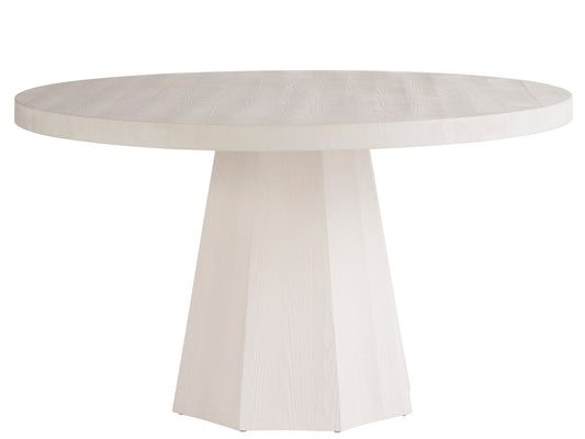 Weekender Coastal Living Home / Mackinaw - Round Dining Table - Pearl Silver