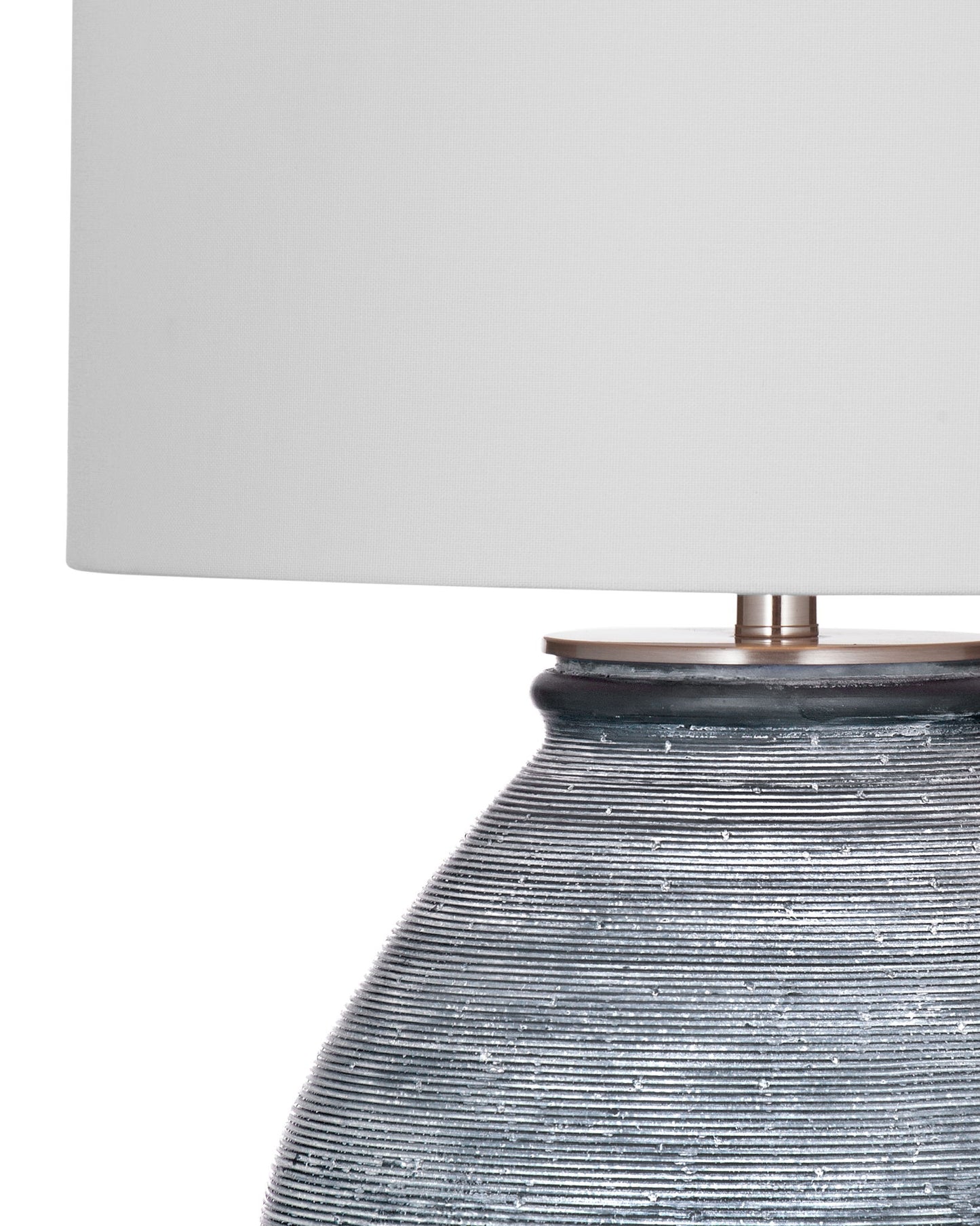 Midlands - Table Lamp - Blue / White