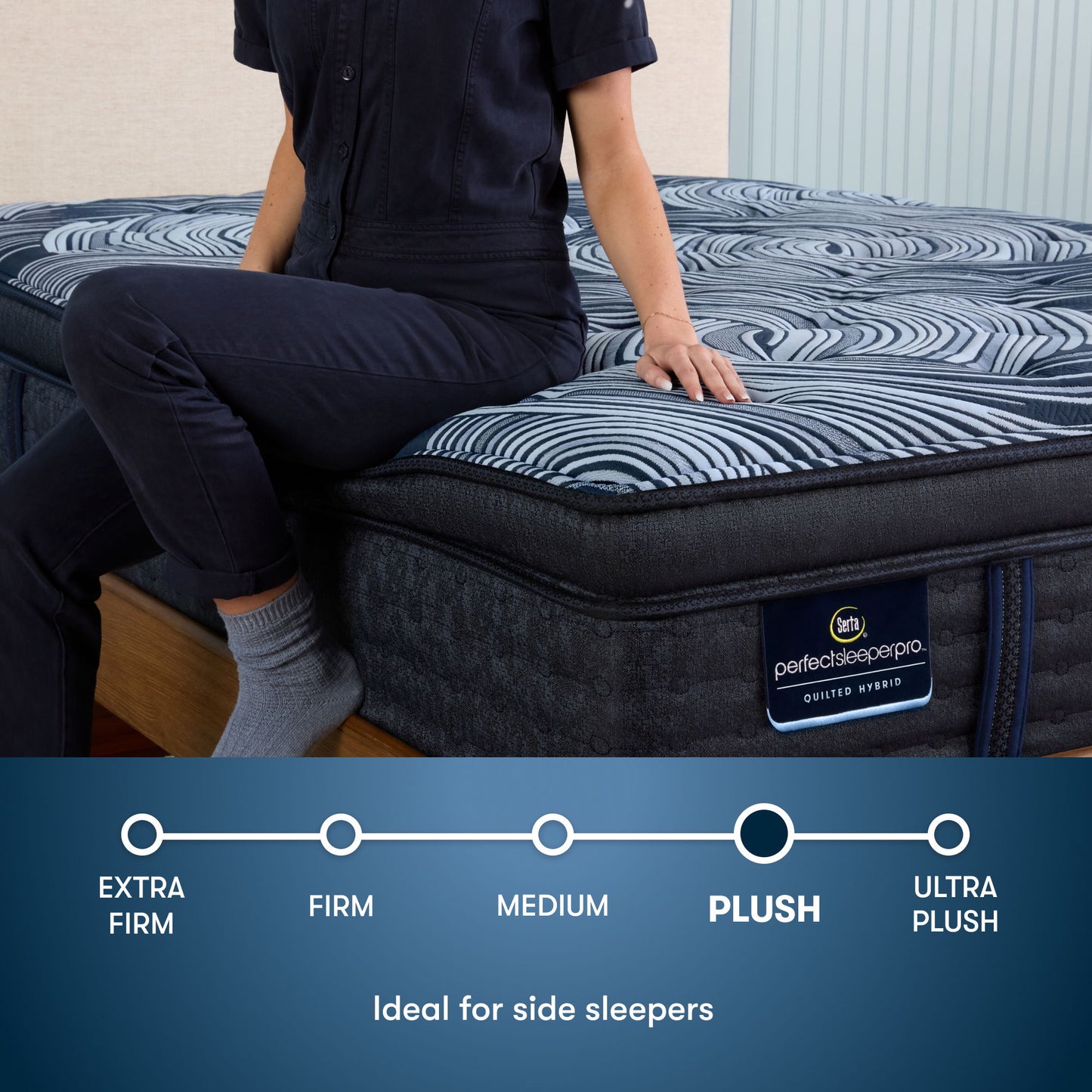 Perfect Sleeper Pro Hybrid - 15" Valais Latex Plush Pillow Top Mattress