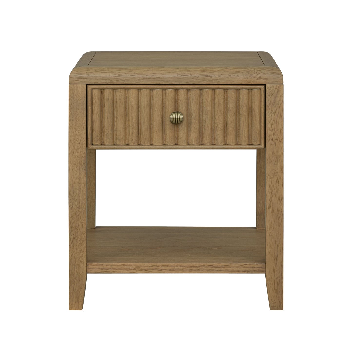Reed - Chairside Table - Driftwood Oak