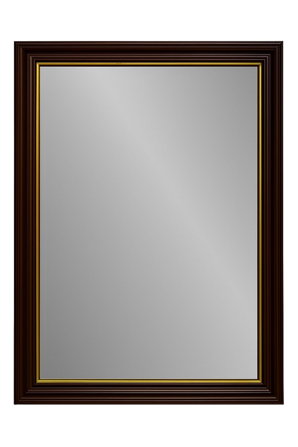 Malvern - Wall Mirror - Brown - Brown / Gold