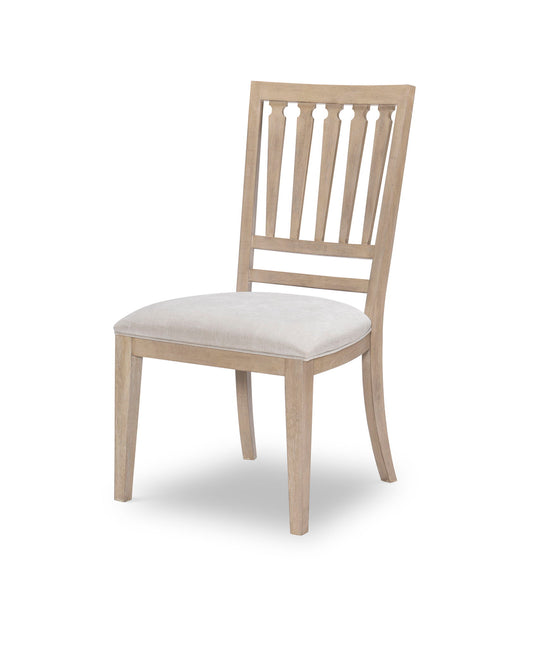 Edgewater - Slat Back Side Chair (Set of 2) - Light Brown