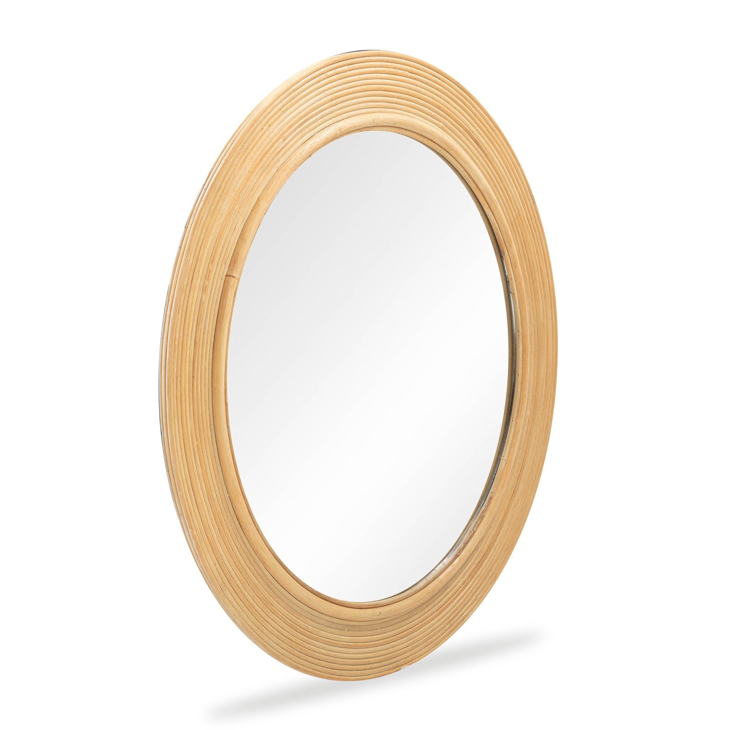Tanya - Round Wall Mirror - Natural
