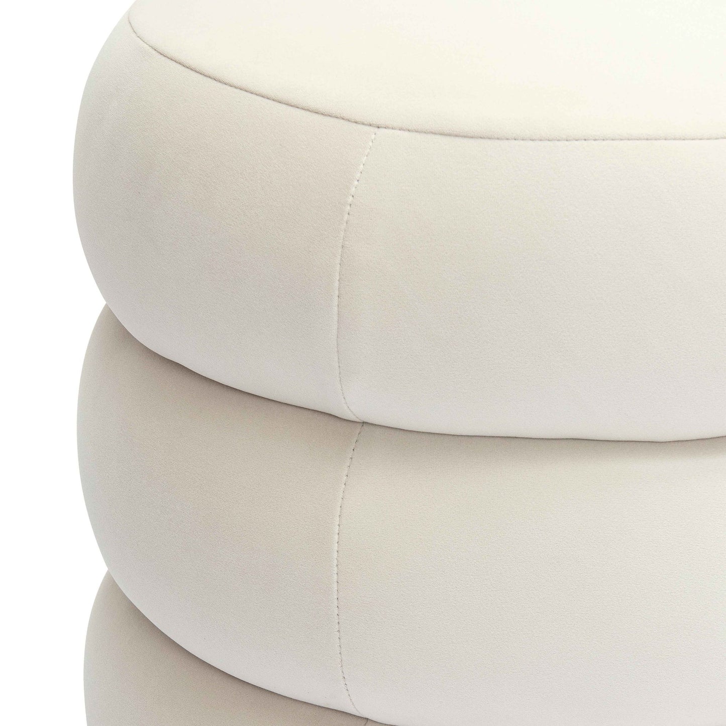 Stefanie - Velvet Ottoman