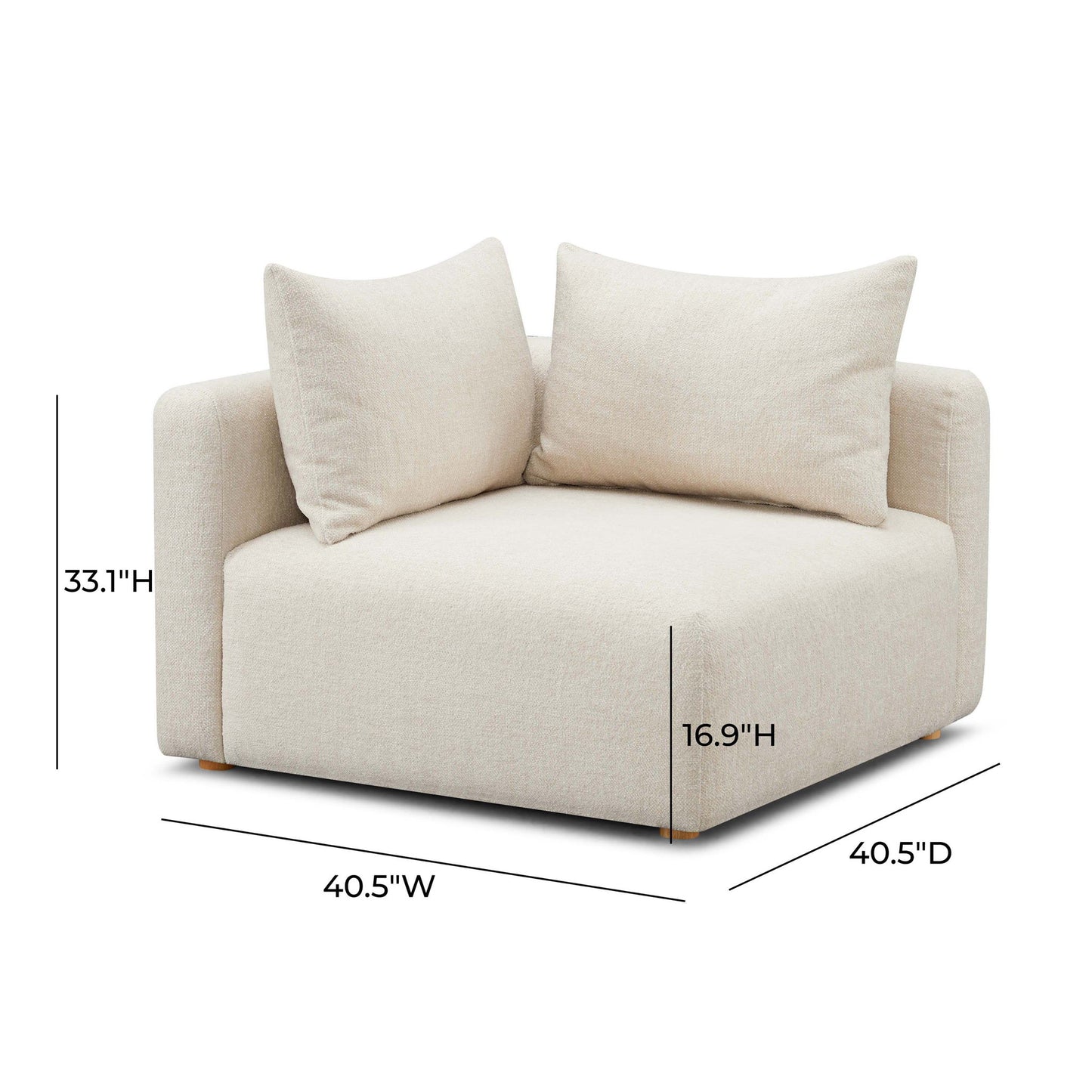 Hangover - Modular Corner Chair - Cream