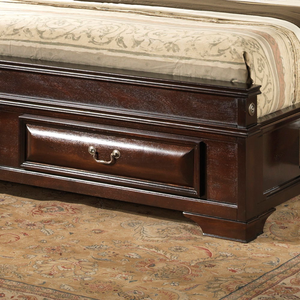 Glory Furniture - LaVita - Upholstered Storage Bed