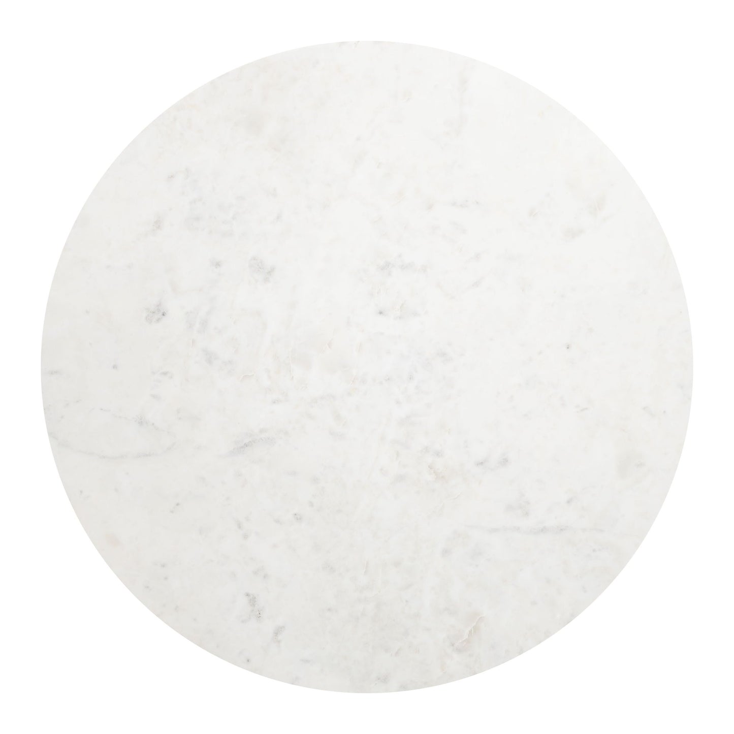 Bild - Side Table - White & Brass